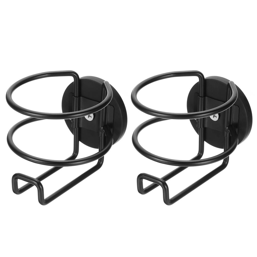uxcell Magnetic Cup Holder for Lawn and Reinforced Surface Mount 2-Piece Treadmills, Mowers, Trucks, Cars, Refrigerators, More,