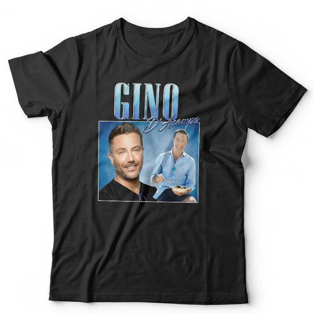 Gino D'Acampo Tshirt Appreciation Unisex Homage Throwback Stag Hen Do Funny
