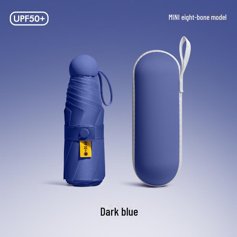 50% Folding Women's Dual-Purpose Mini Portable Pocket Capsule Umbrella - High-Grade Sun Protection