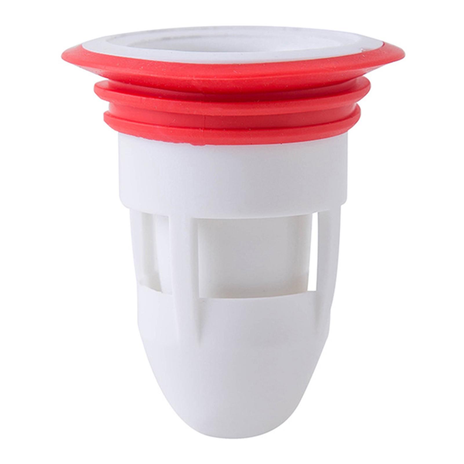 

Universal Sink Drain Filter Plug Reusable Anti-Bug Floor Drain For Shower Room белый