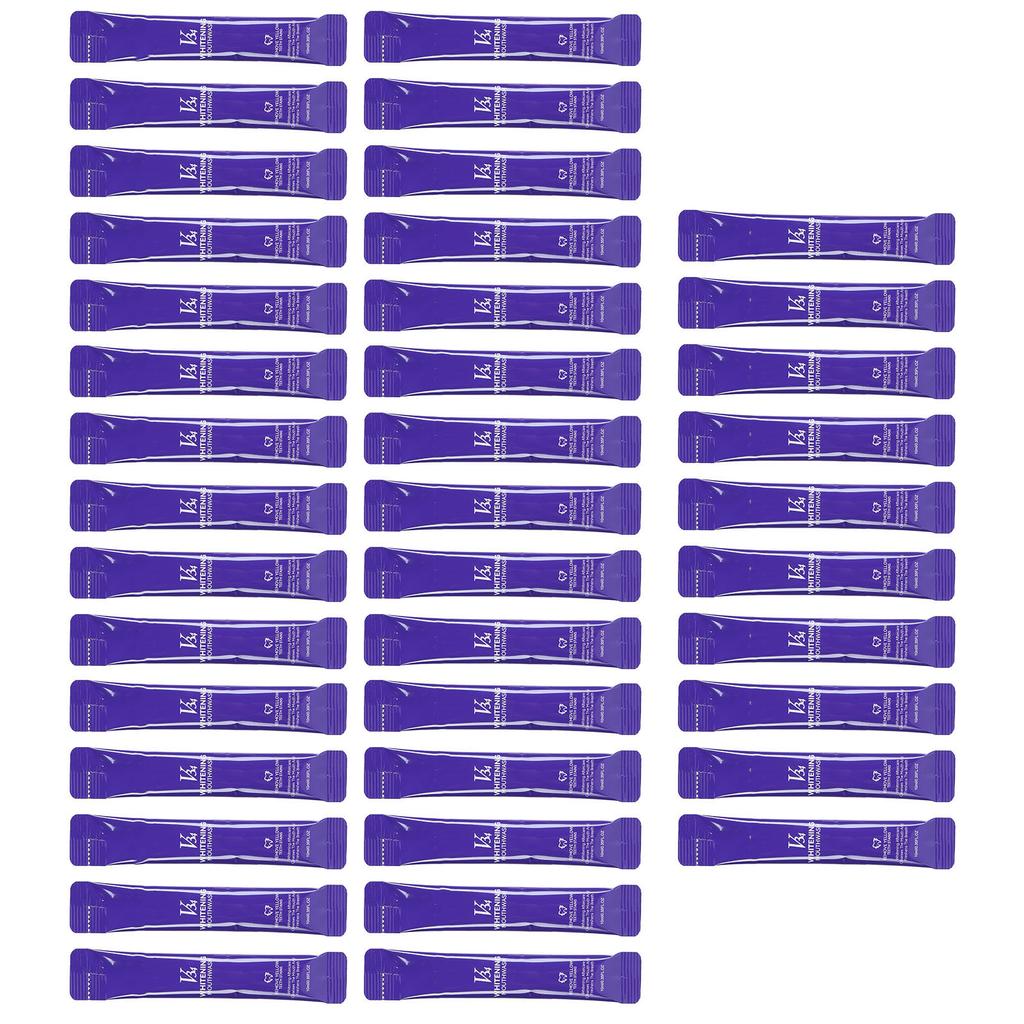 40pcs 10ml Travel Size Mouthwash Packets Whitening Teeth Mouthwash Refreshing Breath Mouthwash for Oral Care Purple