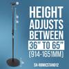 Shure by Gator Microphone Straight with Round Base SH-RBMICSTAND12 Stand, Type, Vibration-Absorbing