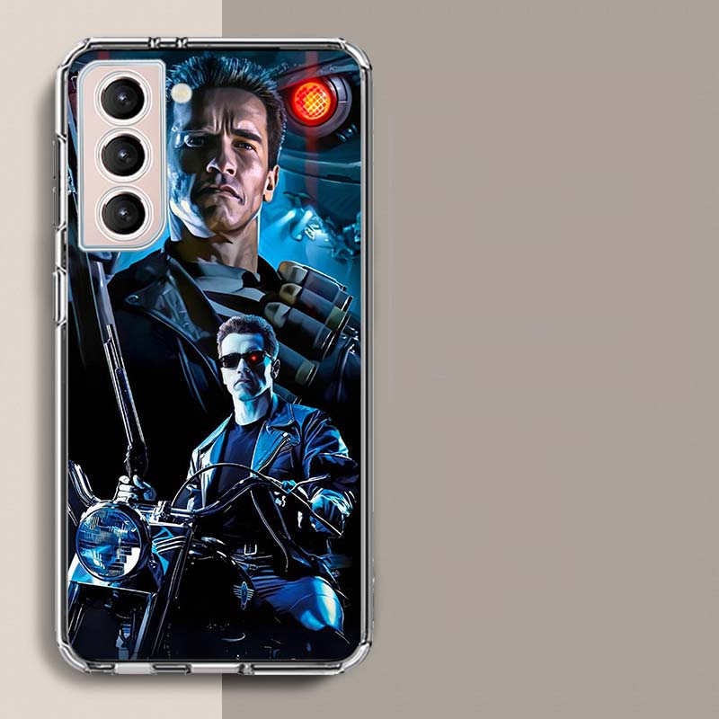 Arnold Schwarzenegger Terminator Phone Case For Samsung Galaxy S25 Edge S24 S23 FE S21 S20 S10 Plus S22 S26 Ultra Cover Clear Ca