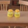 Mini 3D Jam Can DIY Kitchen Scene Keychain Pendant Resin Ornament