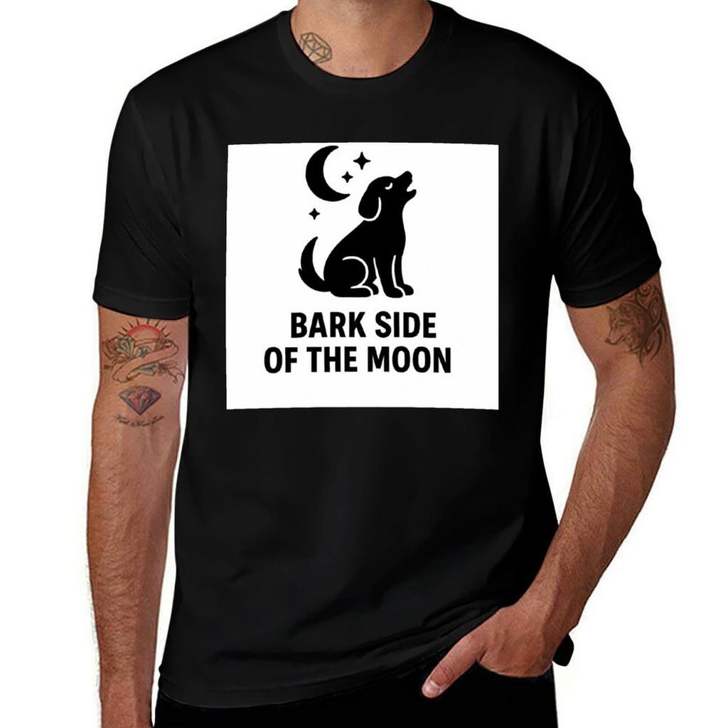 BARK SIDE OF THE MOON TShirt Valentines Clothes Aesthetic Clothing Cute Clothes Funny T Shirts for Unisex