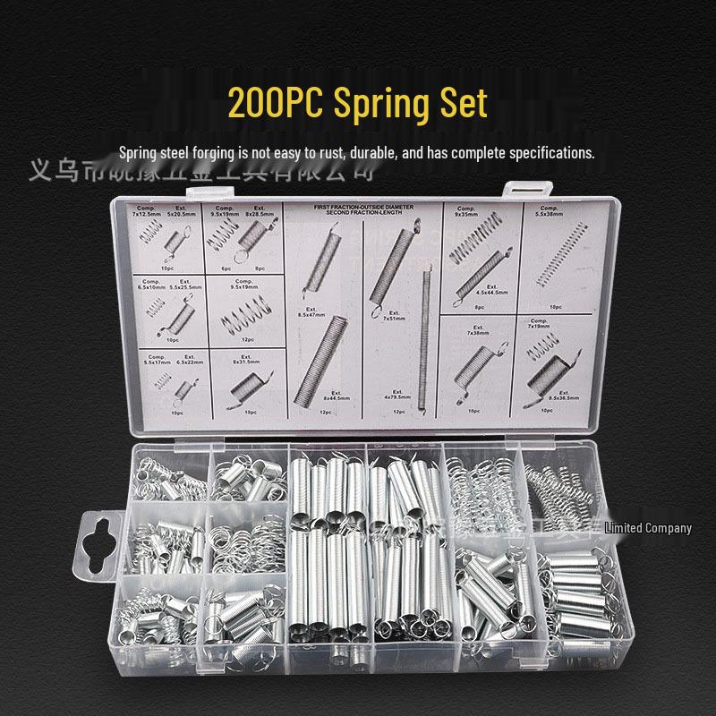

300-Piece Tension and Headless Spring Assortment Set for Repairs