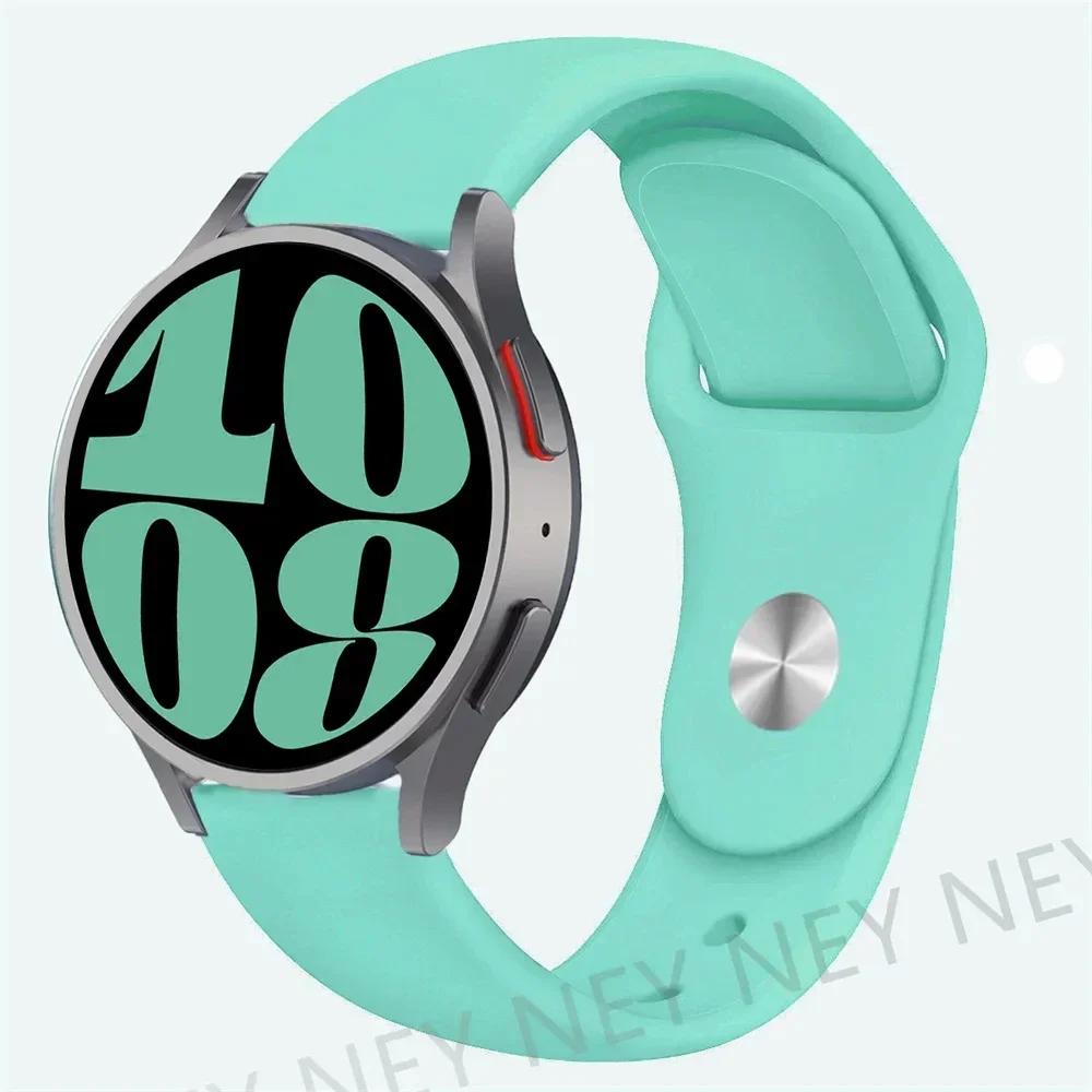 20mm 22mm strap For Samsung Galaxy watch 5 pro/6/4/Classic/Active 2/Gear S3 frontier silicone bracelet Huawei GT 2/2e/3 pro band