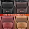 PODV6 Car Back Seat Hanging Storage Box Organizer Phone Pocket Pouch For KIA Sportage Rio Ceed Niro Soul Stonic Picanto Proceed