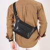 Men's Crossbody Bag Chest Bags High Quality Shoulder Bag Chest Bag for Men Fashion Business Messenger Bag PU Leather Waist Bags