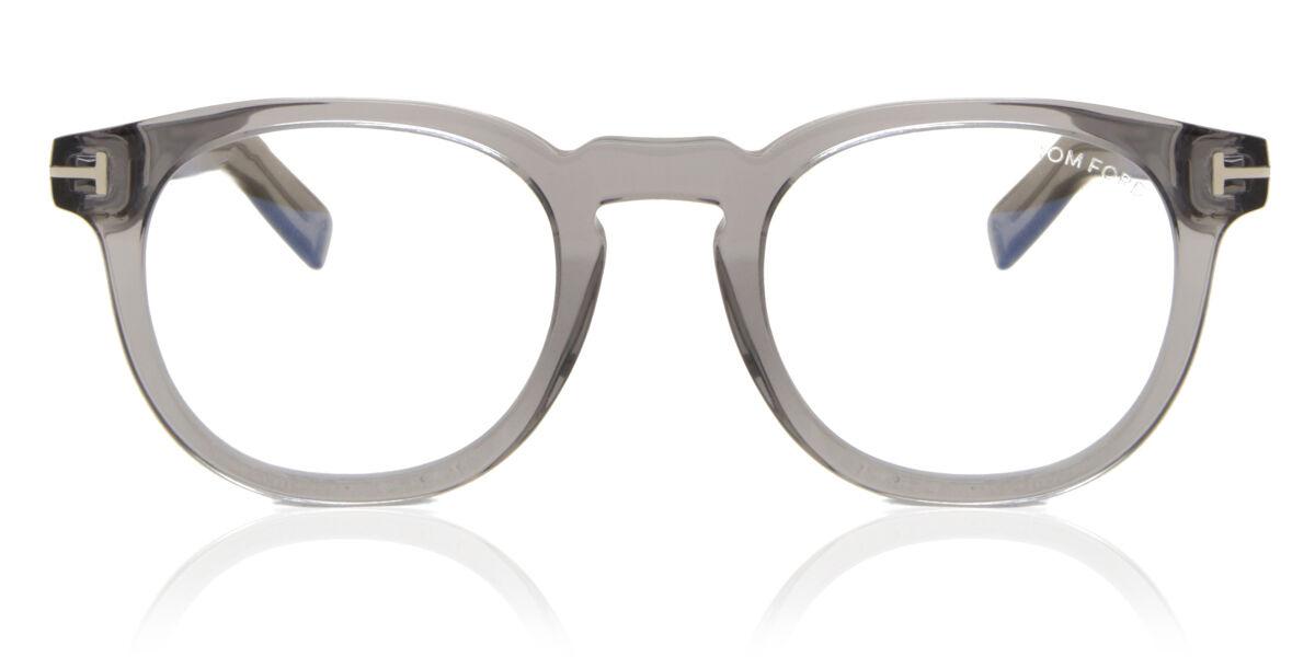 

Tom Ford Ft5629 B Blue Light Block 020 Men Eyeglasses Transparent Grey/50-23-145