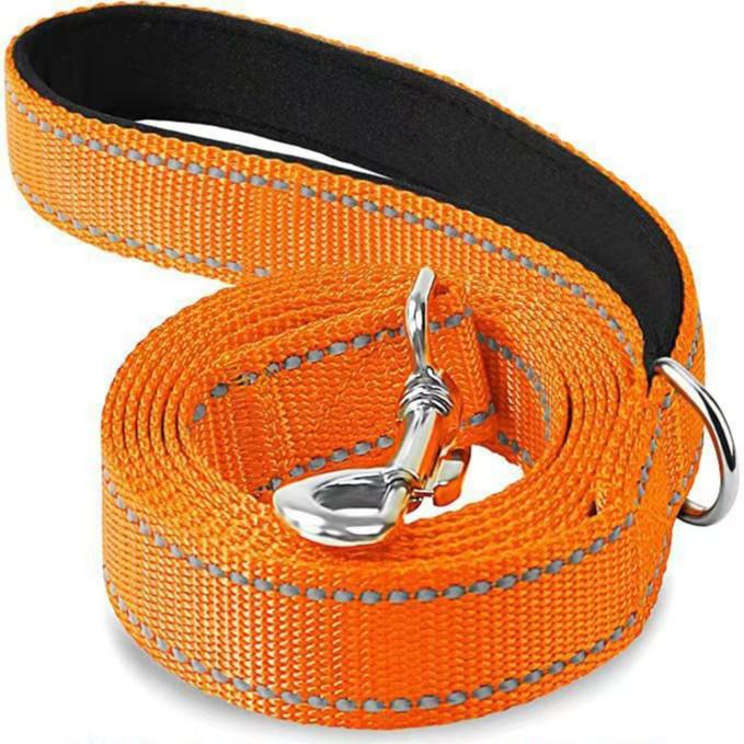 Reflective Anti-Jerk Medium Dog Training Leash with Hand Protector