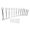 20Pcs Spanner Set Cr Vanadium Steel Portable Large Opening Star Double End Wrench Set for Repair Maintenance