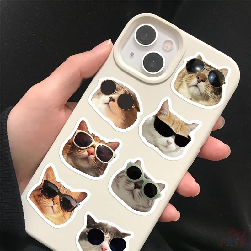 500Pcs/Roll Kuso Funny Sunglasses Cats Kids Rewards Stickers - DIY Scrapbooks Album Decor Sealing Label Decals