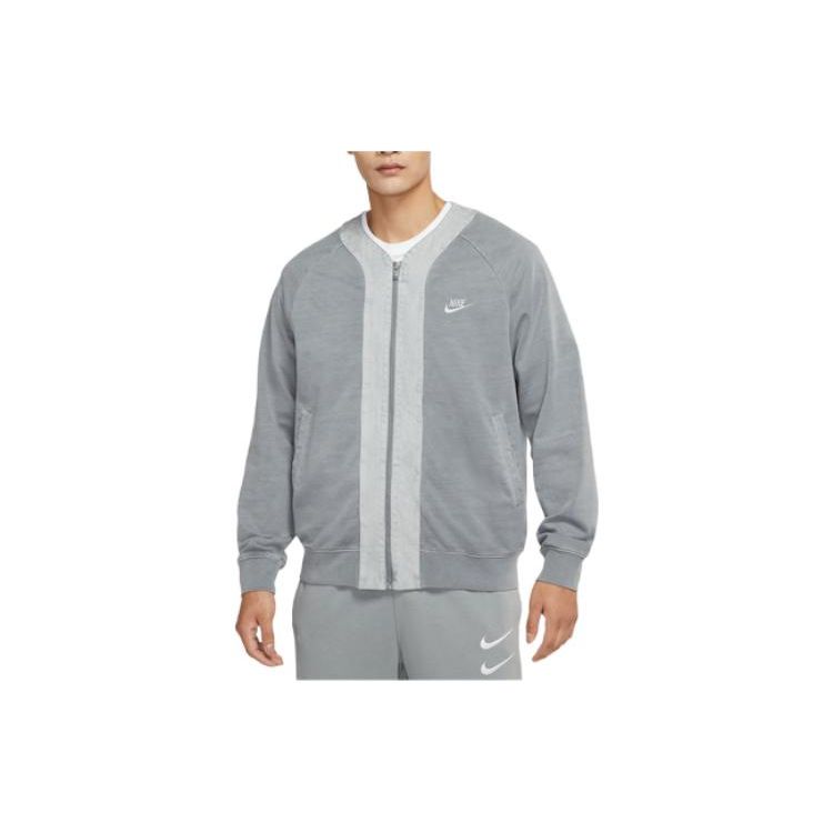 Nike Sportswear NSW Zipped Jacket Double Grey DM6896-073 XXL