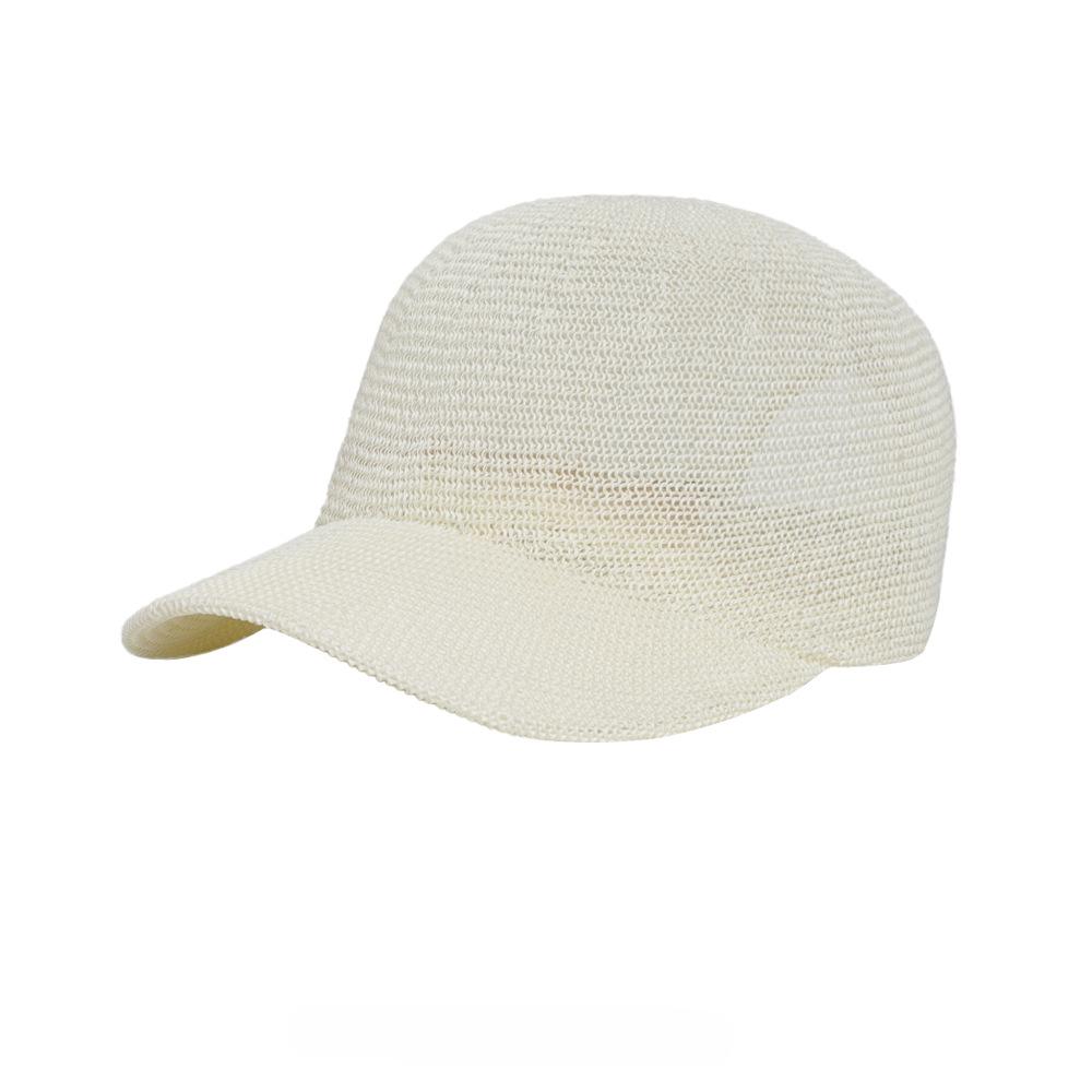 Breathable Sunshade Straw Hat Women's Summer Sun Protection Peaked Cap Baseball Cap Casual Equestrian Hat Outdoor Sun Hat