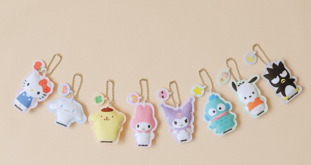 1 set of handmade My Melody printed charms