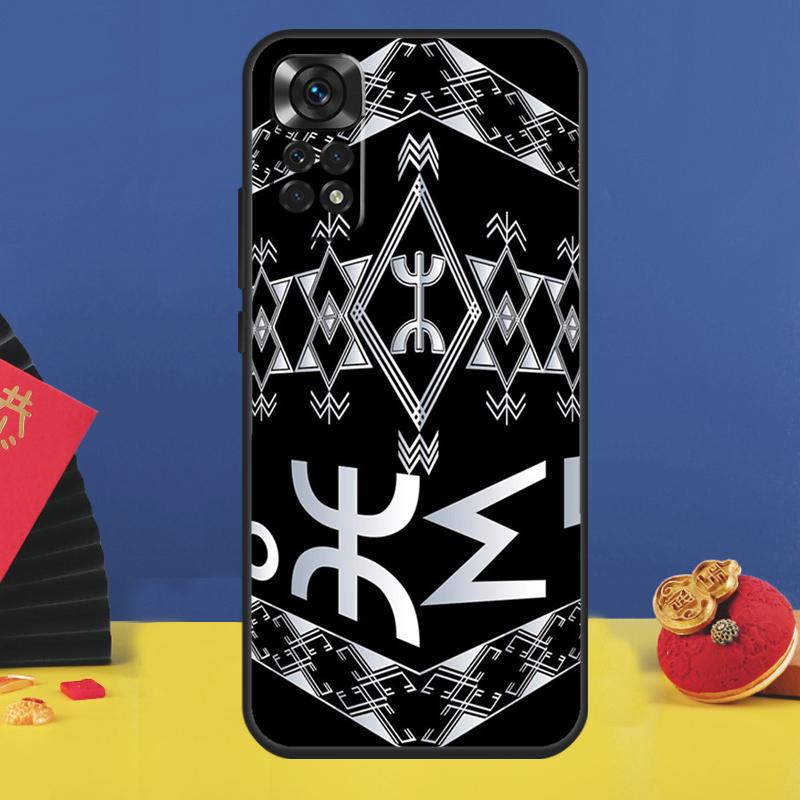 

Amazigh Berber Symbol Phone Case For Xiaomi Redmi Note 14 Pro 13 11 9 10 12 15 Pro Plus 10C 12C 13C 14C 15C Cover Redmi Note 11