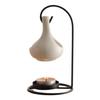 Portable Hanging Scented Oil Lamp Burner Black Ceramic Candle Holder Candle Burner Bedroom Fragrance Item Home Decor