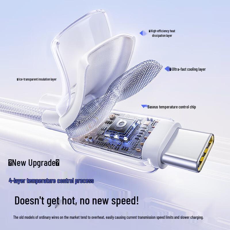 Baseus Type-C to Type-C PD100W Fast Charging Data Cable