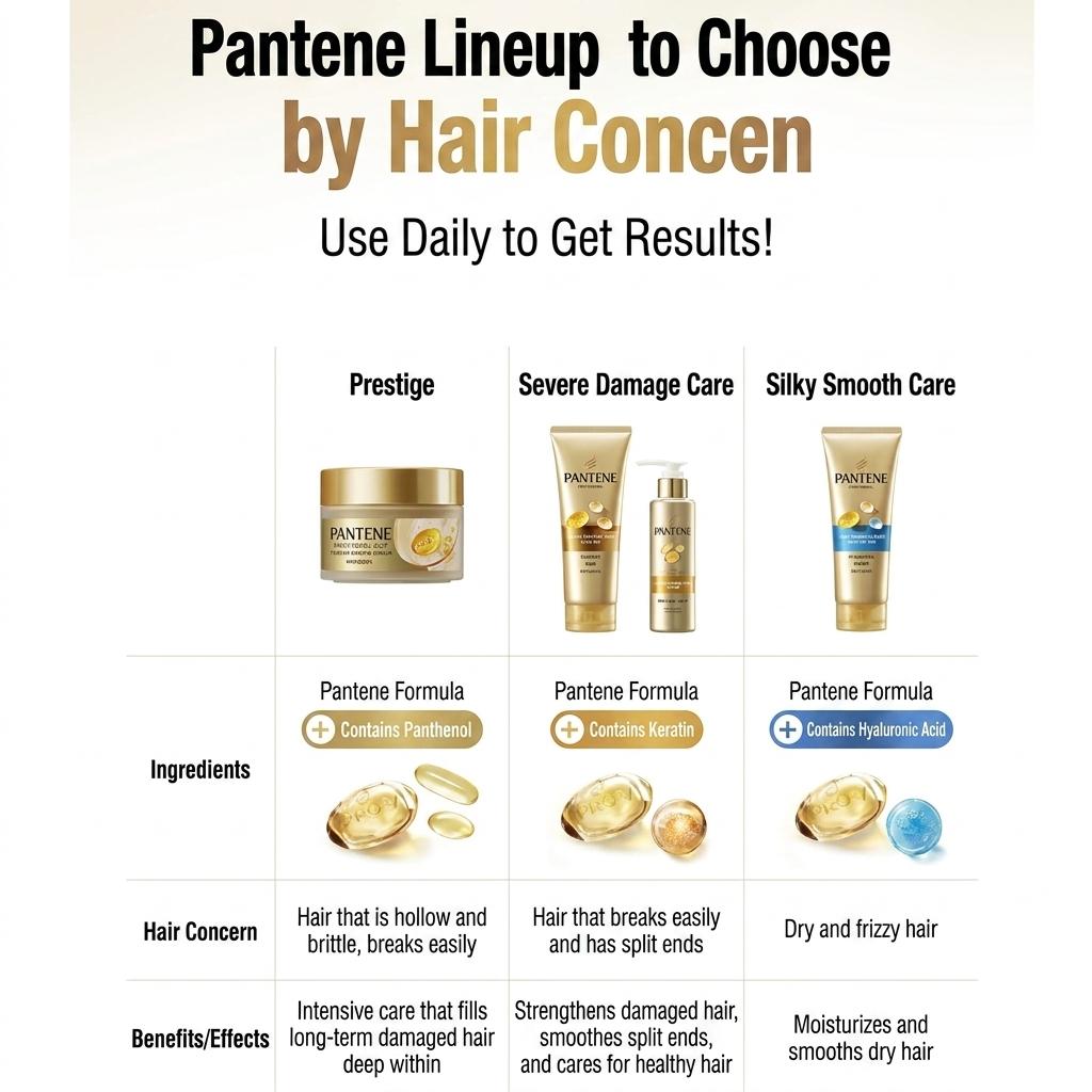 Pantene Keratin Heat Protection No-Wash Treatment (140ml X 2) - Leave-In Hair Cream