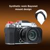 Haoge LH-X35 Bayonet Metal Square Lens Hood Shade for Fujifilm Fujinon XF 35mm F2 R WR (XF35mmF2), XF 23mm f2 R WR (XF23mmF2), and XC 35mm F2 (XC35mmF