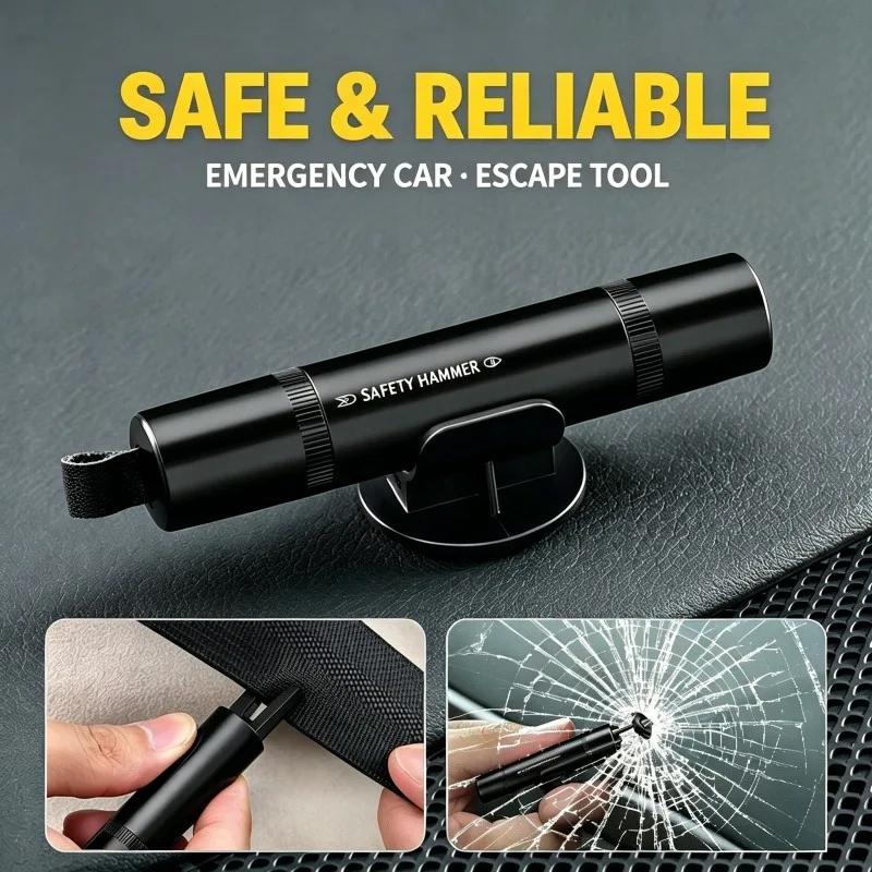 ar Safety Hammer Window Breaker Seatbelt Cutter Emergency Vehicle Escape Tool For Car Emergency Rescue