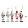 5 Pieces Christmas Nutcracker Hanging Ornaments Miniature Figures Puppet Toy