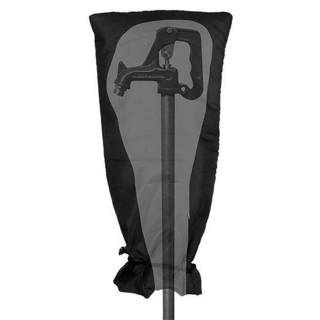 Winter Faucet Cover Anti Freezing Ice Protection Useful 51x20x6cm Black Case Garden Insulated Keep Warm Outdoor