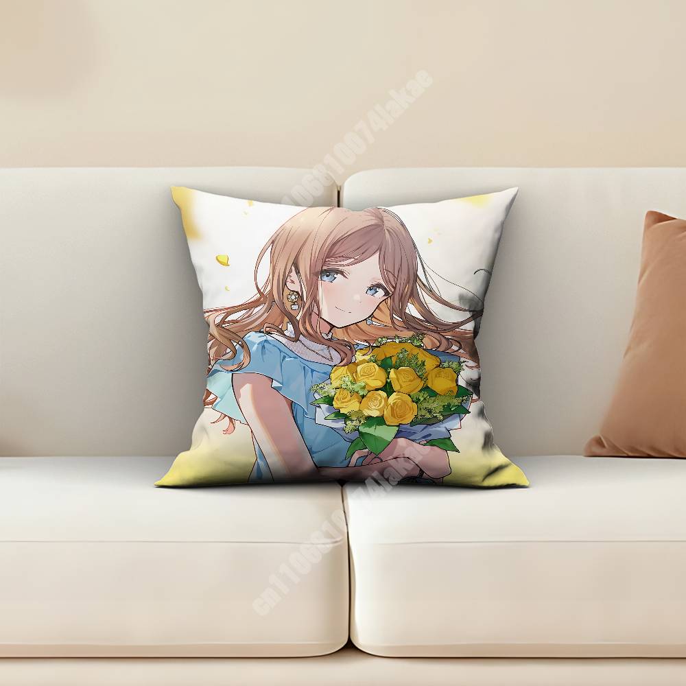 MyGO Soyo Nagasaki Bandori Pillow Cover Sofa Couch Cushion Case Home Living Room Decoration
