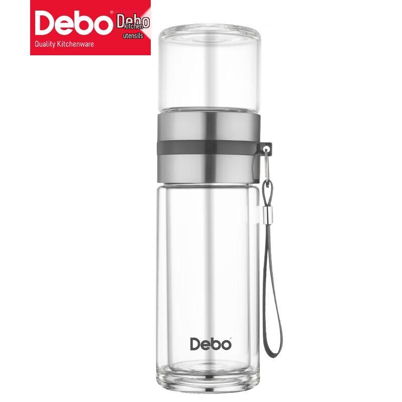 Debao Double-Wall Glass Tea Infuser Bottle