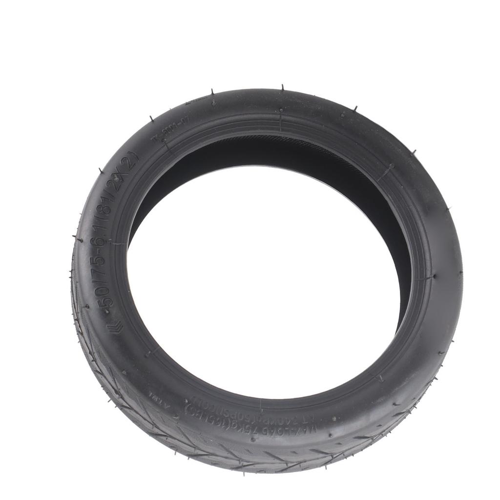 50 75‑6.1 Electric Scooter Tire Rubber Grooves Excellent Grip Shock Absorption Electric Scooter Parts