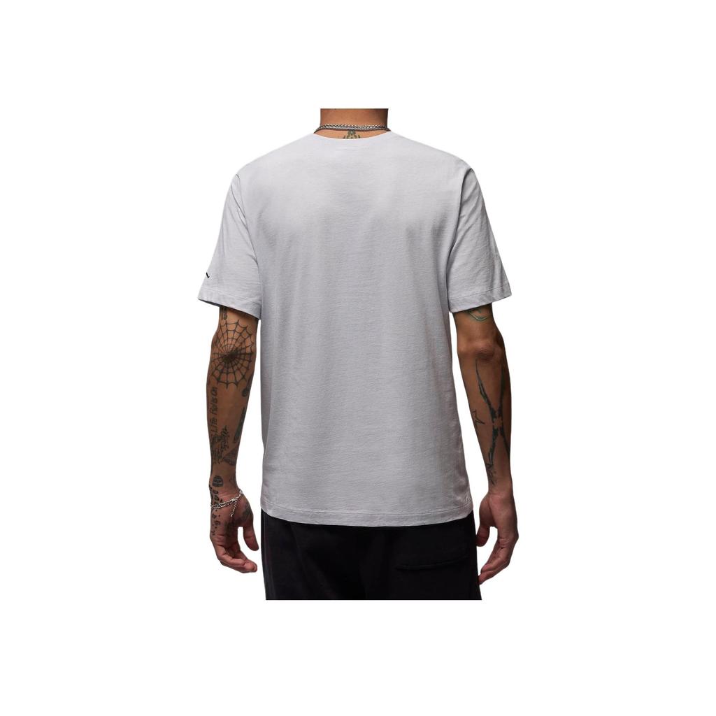 Jordan Camiseta de Manga Corta y Cuello Redondo Casual Flight MVP para Hombre Tops Gris FN5990-043
