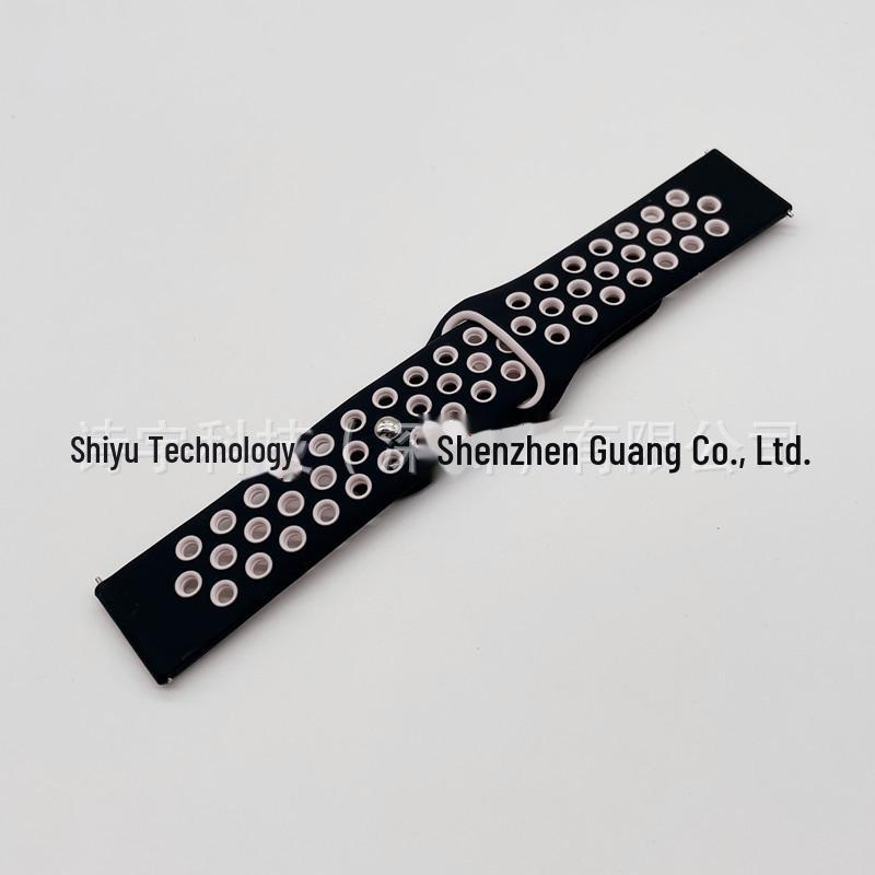 "Two-Color Silicone Strap for Huawei GT3, Samsung S4, Huami GT2pro, Honor Magic2, Xiaomi Watches"