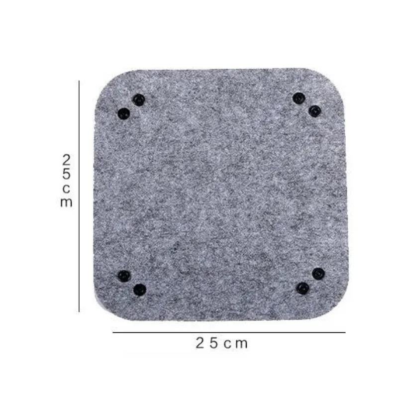 Felt Organizer Box Set Stationery Desk Organizer Supplies Desktop Bag Set for Student Desk Accessories 1P Random Color Wholesale