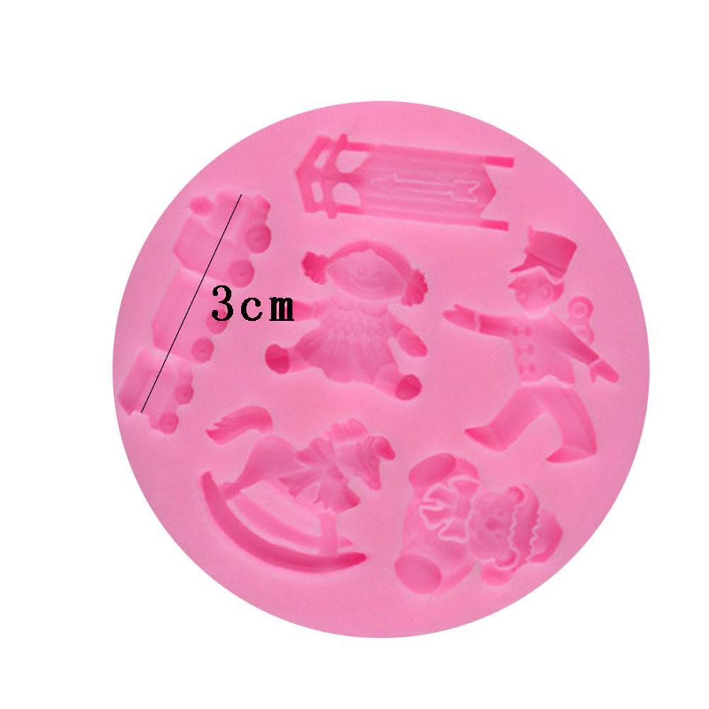 Cartoon Horse Silicone Mold for Cake Decorating Chocolate Mould Decorating Tool