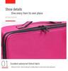 Three-Layer Waterproof Makeup Artist Travel Case: Portable Cosmetic Storage Bag