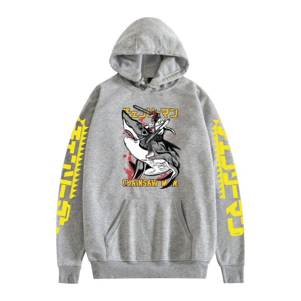 Chainsaw Man Anime Hoodie Chainsaw Man Hoodie Streetwear Hooded Sweatshirt Men Women Cosplay Sports