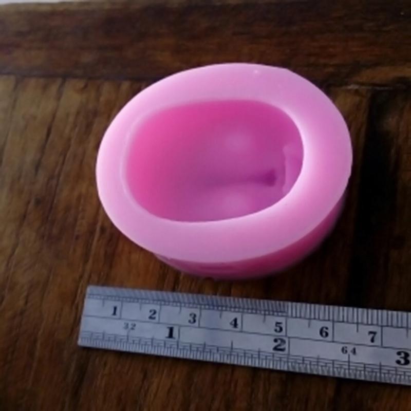 DIY Silikon Mold Girl Face Baking Tool Kake Fondant Dekorere Mold Sugarcraft