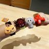 Anel de pelúcia de Halloween, boneco de palmas, festival fantasma, pulseira fofa, aranha engraçada, abóbora, anel de palmas, pequeno presente para crianças