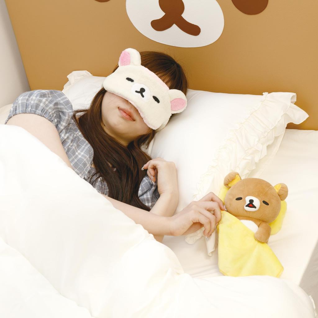 MV51201 Rilakkuma Sleeping Together Series Good Night Plush Toy Rilakkuma