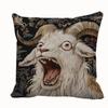 Exquisite Goat Printed Cushion Pillow CaseCovers Fantasy Inspired Sofa Home Room Decor