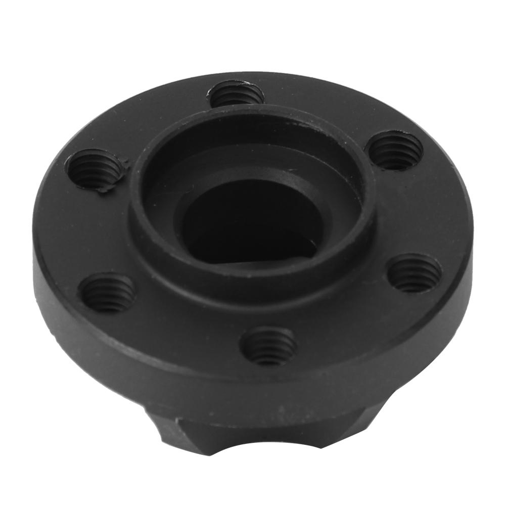 4pcs RC Car Wheel Hex Hubs Wheel Adapter Black Fit for SCX10 1Celsius10 RC Crawler 1.9inch 2.2inch Wheel