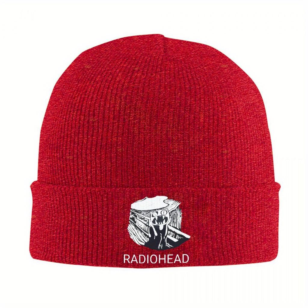 New Radiohead Vintage Hip Hop Knitted Hat Beanie Winter Hat Warm Fashion Caps Unisex Women