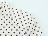 Frühling 2026 Europäisches Polka-Dot Hemdjacke & Mittellange Hosen Set