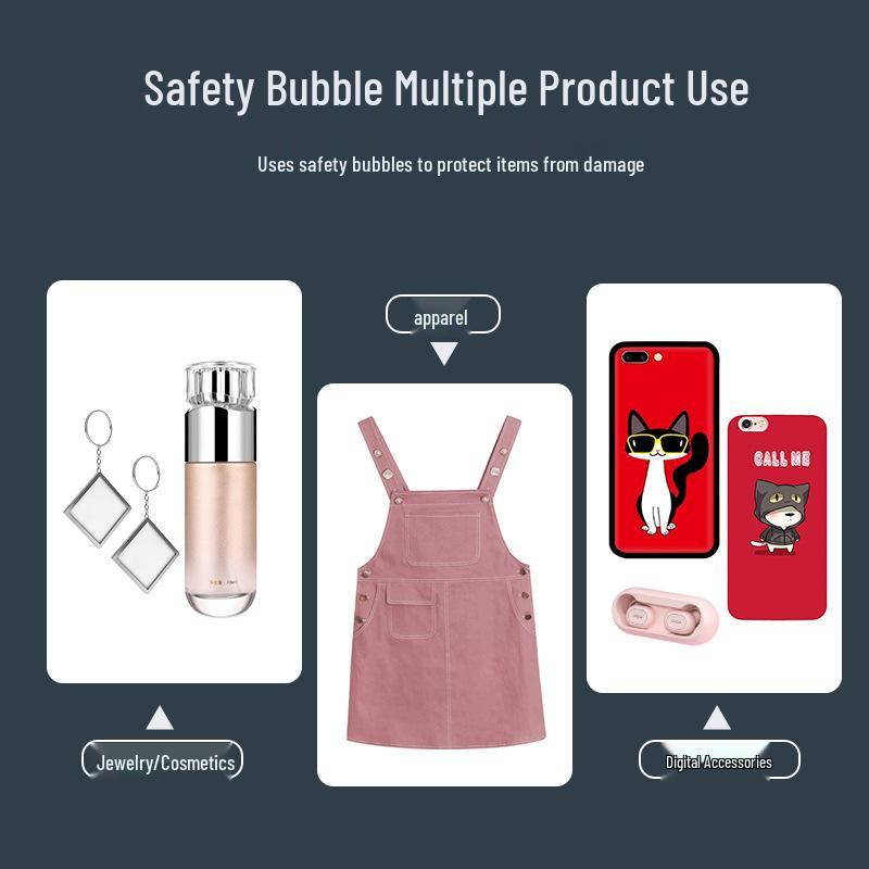 Pearlescent Matte Waterproof Bubble Mailer – Thick, Cushioned Packaging for Clothing