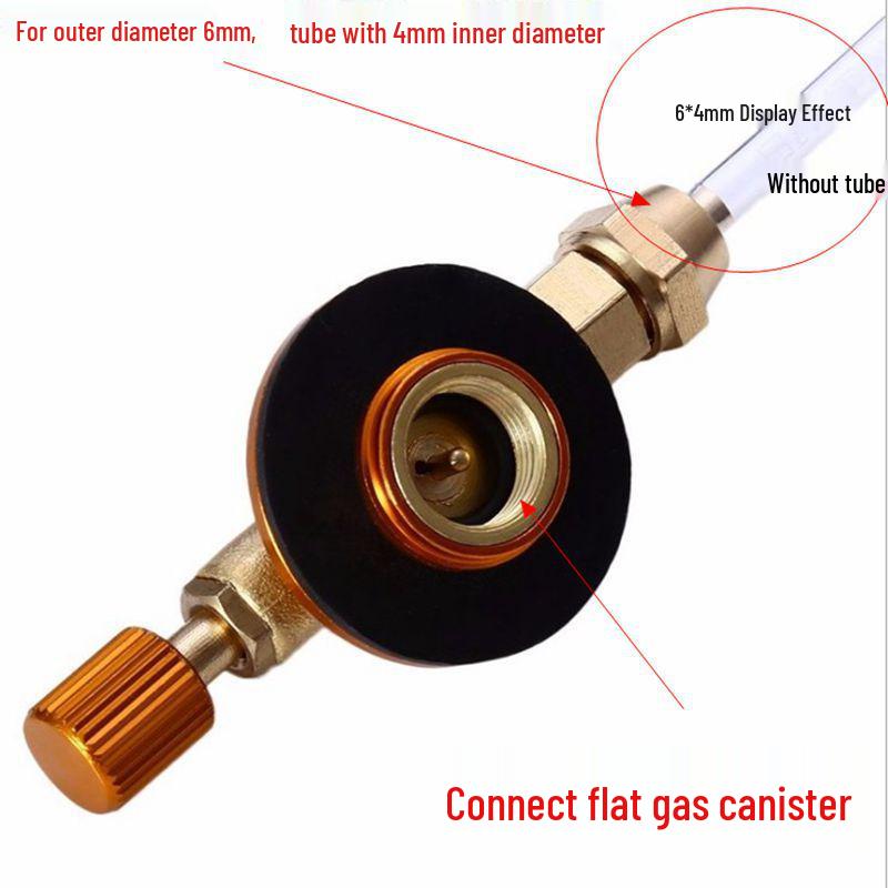 Cassette Stove Accessories: Charging Valve, Line, Gas Adapter, Wire Pipe, High Mountain Tank, Gas Tank