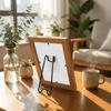 Self-Adhesive Picture Frame Bracket Adjustable Easel Back Stand Picture Display Holder  Wall Decor