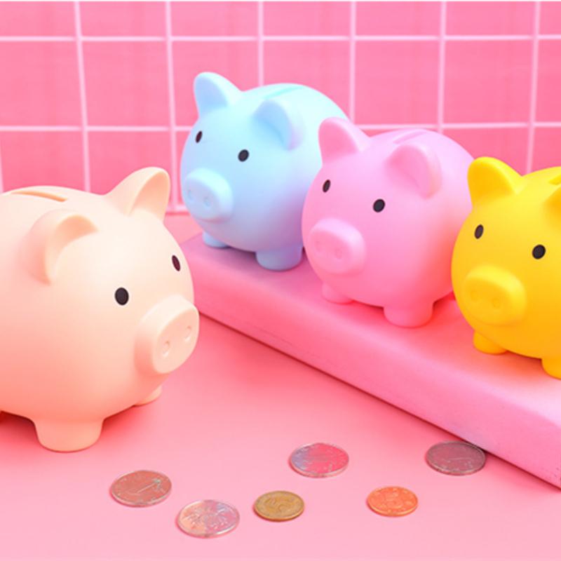 Salvadanaio Piccolo Scatole per Soldi Contenitore Giocattoli per Bambini Decorazione Casa Scatola per Risparmiare Denaro Salvadanaio Maialino per Bambini