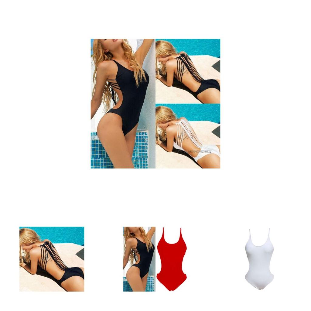 Stilvoller Einteiler Bandage Bikini Mit Push-up Polsterung Für Eine Schmeichelhafte Passform