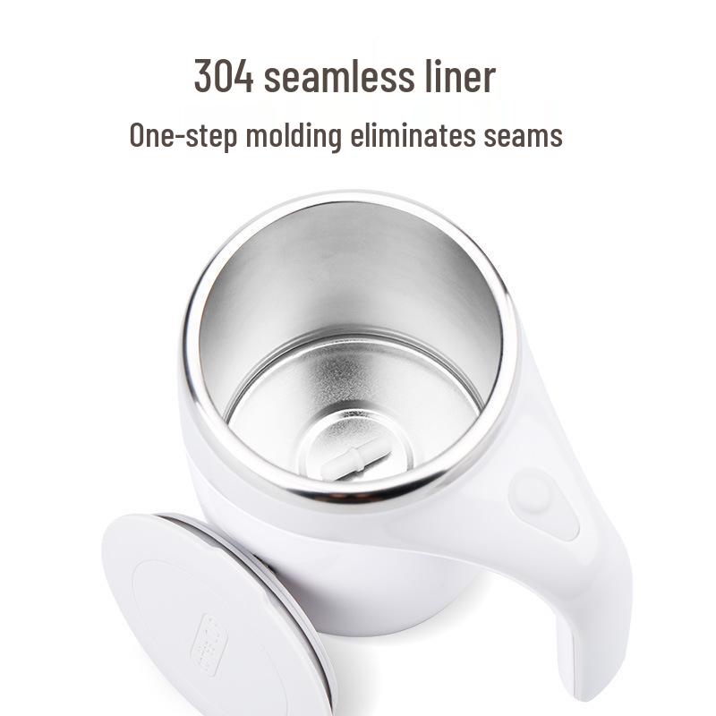 Rechargeable 304 Stainless Steel Magnetic Stirring Coffee Mug